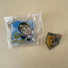 福岡ソフトバンクホークス（現横浜DeNAベイスターズ） 笠谷俊介2点セット