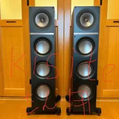 美品 KEF Q700 トールボーイスピーカー　ウォールナット KEF Q700 トールボーイスピーカーウォールナット
