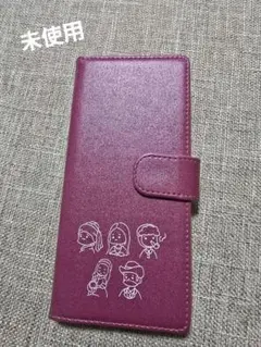 未使用 スマホカバー 手帳型 パロディ ゴッホ スタンド
