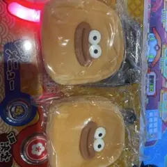 キャラクター顔ポーチ 2個セット
