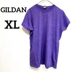 GILDAN 【XL】パープル 半袖Tシャツ Tシャツ 半袖 トップス 無地 紫