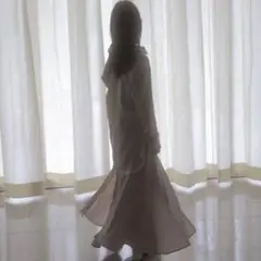 melt the lady メルトザレディ サテンロングワイドパンツ