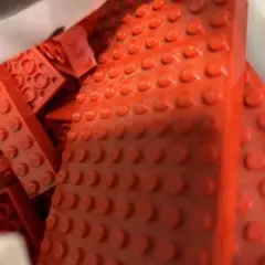 LEGOブロック各種（赤・灰・緑・黒・青・白）