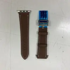 Apple Watch用ブラウンレザーバンド