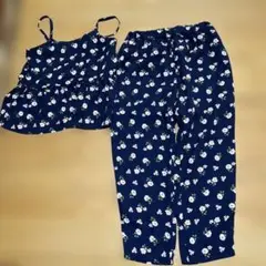 女の子　花柄　キャミソール　パンツ　上下セット　130㎝