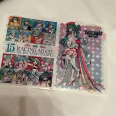 初音ミク レーシングミク2025 望月けい 限定クリアファイルB