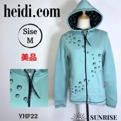 ★美品★ heidi.com トップス パーカー ライトグリーン キャラ柄 M