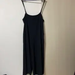 フレームワーク 黒 サロペット
