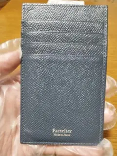 新品同様 factelierファクトリエ 日本製上質レザーラウンドファスナー財布 新品同様 factelierファクトリエ 日本製上質レザーラウンド