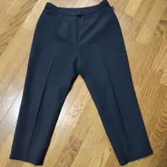 黒　七分パンツ　ストレッチ 日本製
