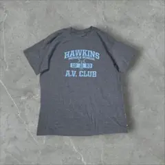 アメリカ古着　両面プリント　Tシャツ　ネイビー　XL　ヴィンテージ
