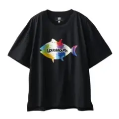 LOUDMOUTH レディース フィッシュ柄半袖Tシャツ(S)