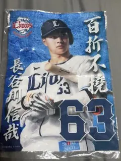 埼玉西武ライオンズ　長谷川信哉　ファブリックポスター