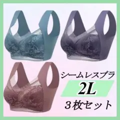 【お盆SALE】シームレスブラ 大きい ナイトブラ 着痩せ 美胸 まとめ売り