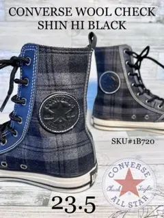 CONVERSE コンバースWOOL CHECK Shin Hi Black