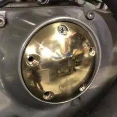 ハーレーダビッドソン ツインカム ポイントカバー ドーム型 真鍮