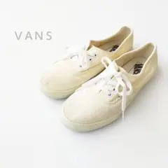ヴァンズ VANS【24.5】コーデュロイ オーセンティック スニーカー 白