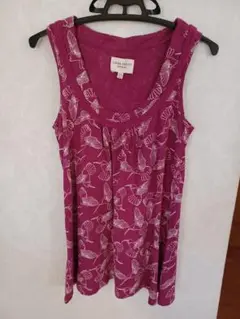 鳥プリント タンクトップ LAURA ASHLEY