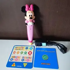 DWE　ディズニー　英語システム　ミニーマジックペン　アダプター付き