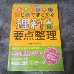中学入試 出るとこだけ図と表でまとめる 理科の要点整理