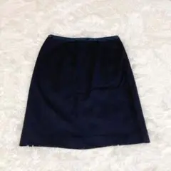 アンタイトル タイトスカート ネイビー オフィス 通勤 大きめサイズ