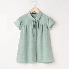 【新品】ラブトキシック　半袖ブラウスlovetoxic 140ラブトキ緑グリーン