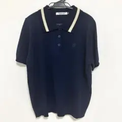 ビバリーヒルズポロクラブ ポロニット ネイビー M