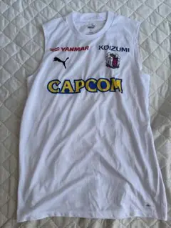 セレッソ大阪タンクトップPUMA CAPCOM サッカーウェア ホワイト