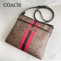 COACH コーチ ショルダーバッグ サコッシュ 斜め掛け PVC