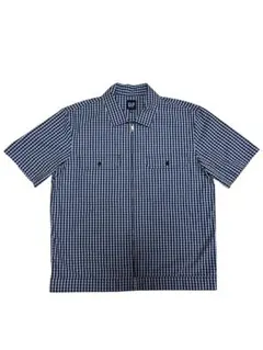 GAP シャツ ポプリン ジップアップ ポケットシャツ メンズ