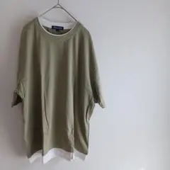 Showtime ビッグシルエット Tシャツ ピスタチオグリーン コットン100