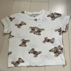 クマプリント Tシャツ 110サイズ