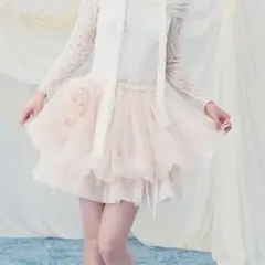Rosemotifribbontulleskirt