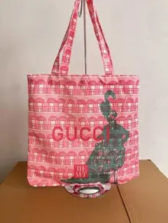 【限定】GUCCI トートバッグ　ノベルティ　非売品　エコバッグ　美術館