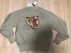 未使用品！Schott（ショット）スーベニア クルースウェット 顔虎／スカジャン