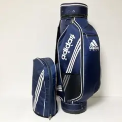 【状態良好】adidas アディダス キャディバッグ 6分割 ゴルフバッグ