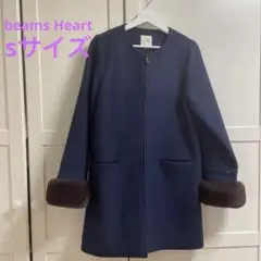 コート ネイビー beams Heart