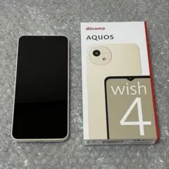 AQUOS wish 4 ホワイト docomo版