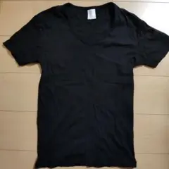 Edition 黒のVネックTシャツ Lサイズ