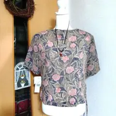 レナウン　半袖ブラウス