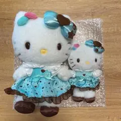 キティちゃん　ぬいぐるみ　チョコミント　マスコットキーホルダー