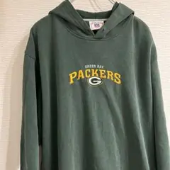 GREEN BAY PACKERS フード付きパーカー　グリーン　XL