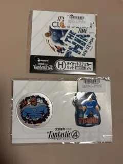 【新品未使用】ファンタスティック4 シング　ステッカー&アクリルバッジセット