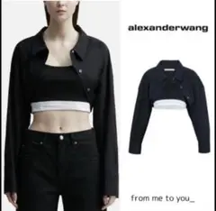 Alexander wang クロップドシャツ