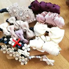 ヘアアクセサリーまとめ売りバナナクリップ 10個セット