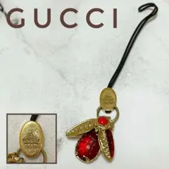 【美品】✨ GUCCI 蜂 bee ストラップ チャーム キーホルダー
