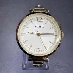 Fossil レディース 腕時計 ゴールド×レザー