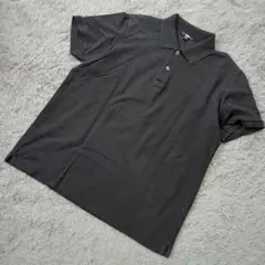 b2081 UNIQLO ユニクロ【XL】ブラック ポロシャツ 半袖