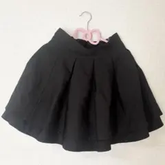 Apresjour アプレジュール ハイウエストフレアスカート スカパン 黒