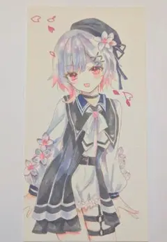 魔法少女ノ魔女裁判 桜羽エマ　手描きイラスト